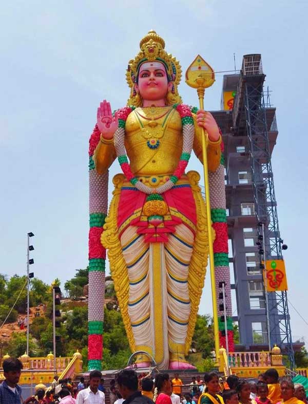 Tallest Murugan Murti In The World Is Now In India At Salem In Tamil